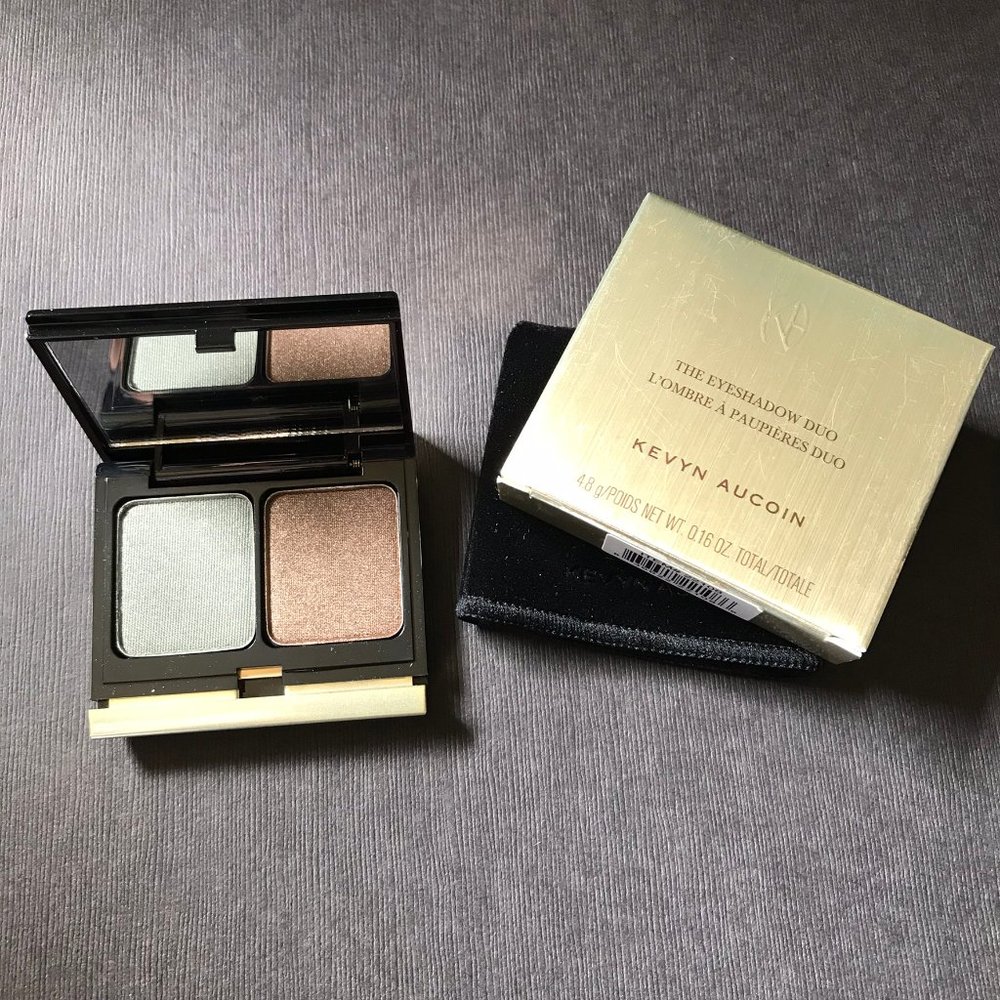 Kevyn Aucoin Eye Shadow Duo in Frosted Jade/Bronze